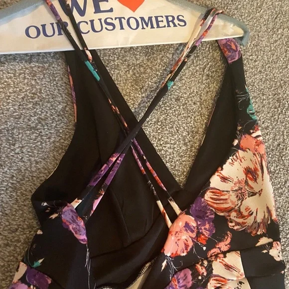 Floral short dress - Picture 3 of 4